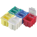 Licefa Yellow ABS Compartment Box, 21mm x 29mm x 22mm