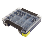 Raaco 11 Cell Grey PC, PP Compartment Box, 55mm x 241mm x 225mm