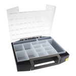 Raaco 14 Cell Blue PC, PP Compartment Box, 78mm x 421mm x 361mm