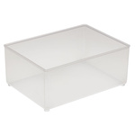 Raaco Transparent PP Compartment Box, 47mm x 79mm x 109mm