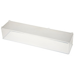 Raaco Transparent PP Compartment Box, 47mm x 55mm x 235mm