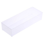 Raaco Transparent PP Compartment Box, 47mm x 79mm x 218mm