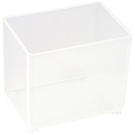 Raaco Transparent PP Compartment Box, 47mm x 39mm x 55mm