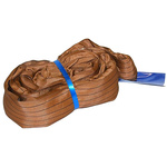RS PRO 3m Brown Lifting Sling Round, 6t