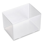 Raaco Transparent Polypropylene Insert, 69mm x 79mm x 109mm