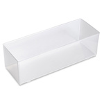 Raaco Transparent Polypropylene Insert, 69mm x 79mm x 218mm