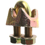 RS PRO Steel 6.5mm Diameter Wire Rope Clamp