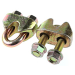 RS PRO Steel 13mm Diameter Wire Rope Clamp