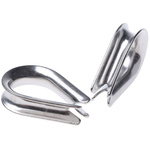 RS PRO Stainless Steel Thimble For Use With 6mm Diameter Wire Rope