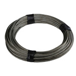 RS PRO Galvanised Metal Wire Rope, 50m