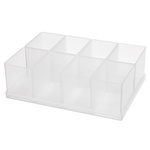 Raaco 8 Cell Transparent Polypropylene, Adjustable Insert, 69mm x 220mm x 160mm