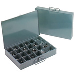 Durham 8 Cell Grey Steel Compartment Box, 50mm x 339mm x 234mm