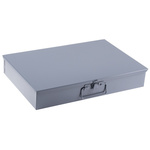 Durham 12 Cell Grey Steel Compartment Box, 76mm x 457mm x 304mm