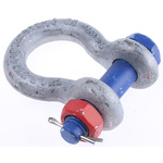 RS PRO Bow Shackle, Zinc Plated Steel, 3.25t