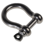 RS PRO Bow Shackle, Stainless Steel, 1t