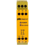 Pilz 24 V ac/dc Safety Relay -  Single Channel With 2 Safety Contacts PNOZ X Range Compatible With Safety