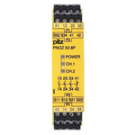 Pilz 24 → 240 V ac/dc Safety Relay - Single or Dual Channel With 3 Safety Contacts PNOZ X Range with 1 Auxiliary