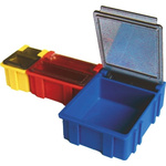 Licefa Red ABS Compartment Box, 21mm x 42mm x 29mm