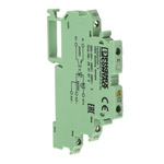 Phoenix Contact Optocoupler, Max. Forward 24 V, Max. Input 7 mA, 80mm Length, DIN Rail Mounting Style