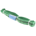 RS PRO 2.5m Green Lifting Sling Round, 2t