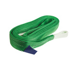 RS PRO 4m Green Lifting Sling Webbing, 2t