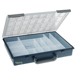 Raaco 15 Cell Blue PP Compartment Box, 57mm x 338mm x 261mm