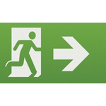 Knightsbridge Emergency Exit Legend for use with EMEXIT Double Sided LED Emergency Exit Sign
