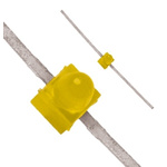 2 V Yellow LED Subminiature Through Hole, Broadcom HLMP-6400