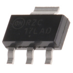 onsemi NCP1117LPSTADT3G, 1 Low Dropout Voltage, Voltage Regulator 1.1A, 1.25 → 10.6 V 3+Tab-Pin, SOT-223