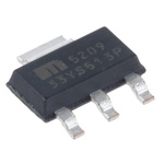 Microchip MIC5209-3.3YS, 1 Low Dropout Voltage, Voltage Regulator 500mA, 3.3 V 3+Tab-Pin, SOT-223