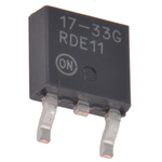 onsemi NCP1117DT33T5G, 1 Low Dropout Voltage, Voltage Regulator 2.2A, 3.3 V 3-Pin, DPAK