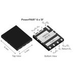 Dual N-Channel MOSFET, 60 A, 30 V, 8-Pin PowerPAIR 6 x 5 Vishay Siliconix SiZF906ADT-T1-GE3