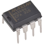 Maxim Integrated MAX660EPA+ Charge Pump, Regulator 100mA, -5.5 → -1.5 V, 80 kHz 8-Pin, PDIP