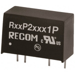 Recom 2W Isolated DC-DC Converter Through Hole, Voltage in 10.8 → 13.2 V dc, Voltage out ±12V dc