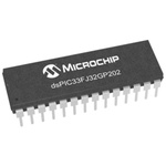 DSPIC33FJ32GP202-I/SP Microchip, 16bit Digital Signal Processor 40MIPS 32 kB Flash 28-Pin SPDIP
