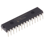 Microchip PIC24FJ64GA002-I/SP, 16bit PIC Microcontroller, PIC24FJ, 32MHz, 64 kB Flash, 28-Pin SPDIP