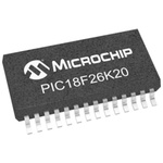 Microchip PIC18F26K20-I/SS, 8bit PIC Microcontroller, PIC18F, 64MHz, 1.024 kB, 64 kB Flash, 28-Pin SSOP