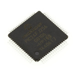 Microchip PIC24FJ256GB106-I/PT, 16bit PIC Microcontroller, PIC24FJ, 32MHz, 256 kB Flash, 64-Pin TQFP
