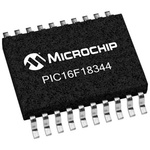 Microchip PIC16F18344-I/SS, 8bit PIC Microcontroller, PIC18F, 32MHz, 7 kB Flash, 20-Pin SSOP