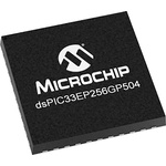 DSPIC33EP256GP504-I/PT Microchip DSPIC33EP256GP504, 16bit Digital Signal Processor 70MHz 256 kB Flash 44-Pin TQFP