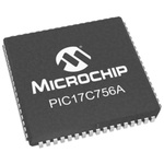 Microchip PIC17C756A-33I/L, 8bit PIC Microcontroller, PIC17, 33MHz, 16K EPROM, 68-Pin PLCC