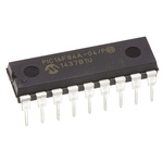 Microchip PIC16F84A-04/P, 8bit PIC Microcontroller, PIC16F, 4MHz, 1024 x 14 words, 64 x 14 words Flash, 18-Pin PDIP