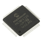 Microchip PIC18F6720-I/PT, 8bit PIC Microcontroller, PIC18F, 25MHz, 1.024 kB, 128 kB Flash, 64-Pin TQFP