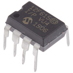 Microchip PIC12F615-I/P, 8bit PIC Microcontroller, PIC12F, 20MHz, 1K Flash, 8-Pin PDIP