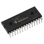 Microchip PIC16F57-I/P, 8bit PIC Microcontroller, PIC16F, 20MHz, 2048 x 12 words Flash, 28-Pin PDIP