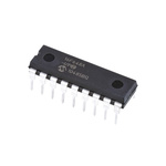 Microchip PIC16F648A-I/P, 8bit PIC Microcontroller, PIC16F, 20MHz, 4096 x 14 words, 256 B Flash, 18-Pin PDIP