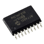 Microchip PIC16F818-I/SO, 8bit PIC Microcontroller, PIC16F, 20MHz, 1.792 kB, 128 B Flash, 18-Pin SOIC