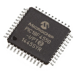 Microchip PIC18F4550-I/PT, 8bit PIC Microcontroller, PIC18F, 48MHz, 32 kB, 256 B Flash, 44-Pin TQFP