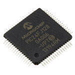 Microchip PIC24FJ128GA006-I/PT, 16bit PIC Microcontroller, PIC24FJ, 32MHz, 128 kB Flash, 64-Pin TQFP