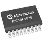 Microchip PIC16F1826-I/SO, 8bit PIC Microcontroller, PIC16F, 32MHz, 256 B, 2K x 14 words Flash, 18-Pin SOIC